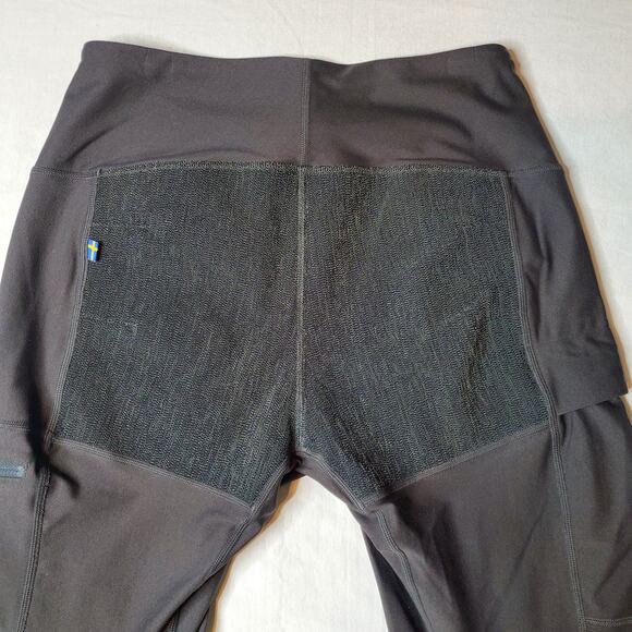 Fjallraven Black Leggings Abisko Trekking Tights - Picture 4 of 7